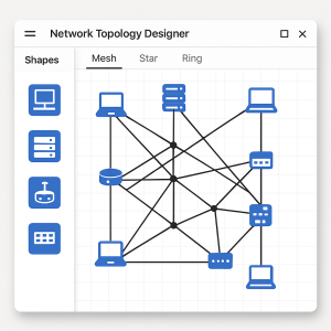 Network Topology Designer (Drag & Drop Suite)