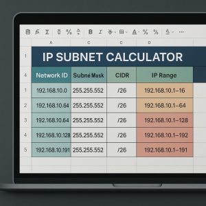 IP Subnet Calculator MasterSheet