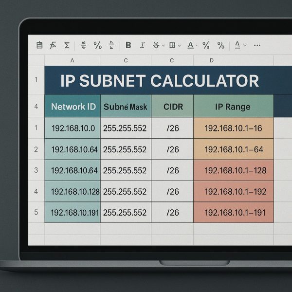 IP Subnet Calculator MasterSheet